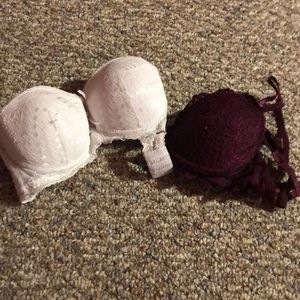 Two bras
